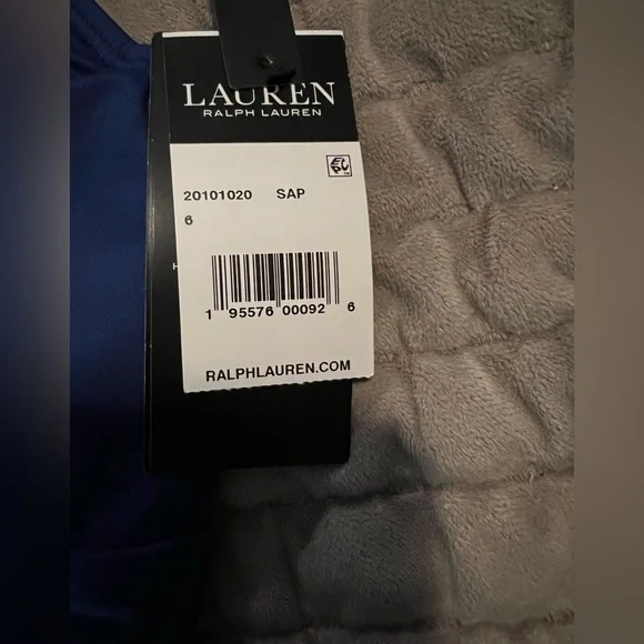 LAUREN RALPH LAUREN Beach Club Solids Underwire Tankini Swim Top - Picture 6 of 7